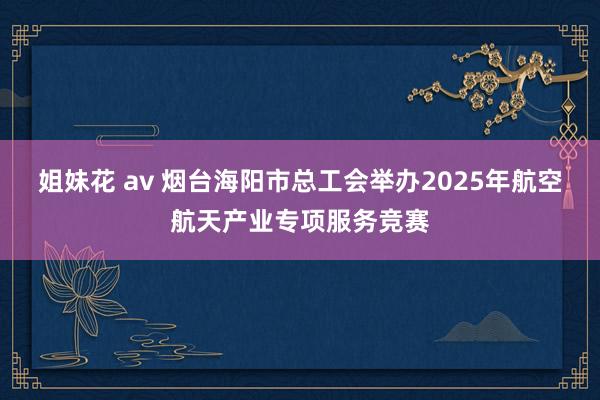 姐妹花 av 烟台海阳市总工会举办2025年航空航天产业专项服务竞赛